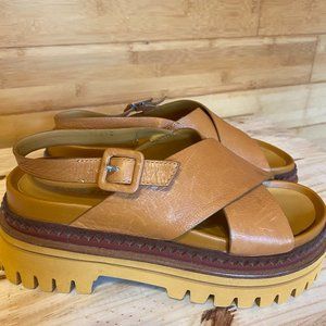 Elvio Zanon for Anthropologie Platform Sandals